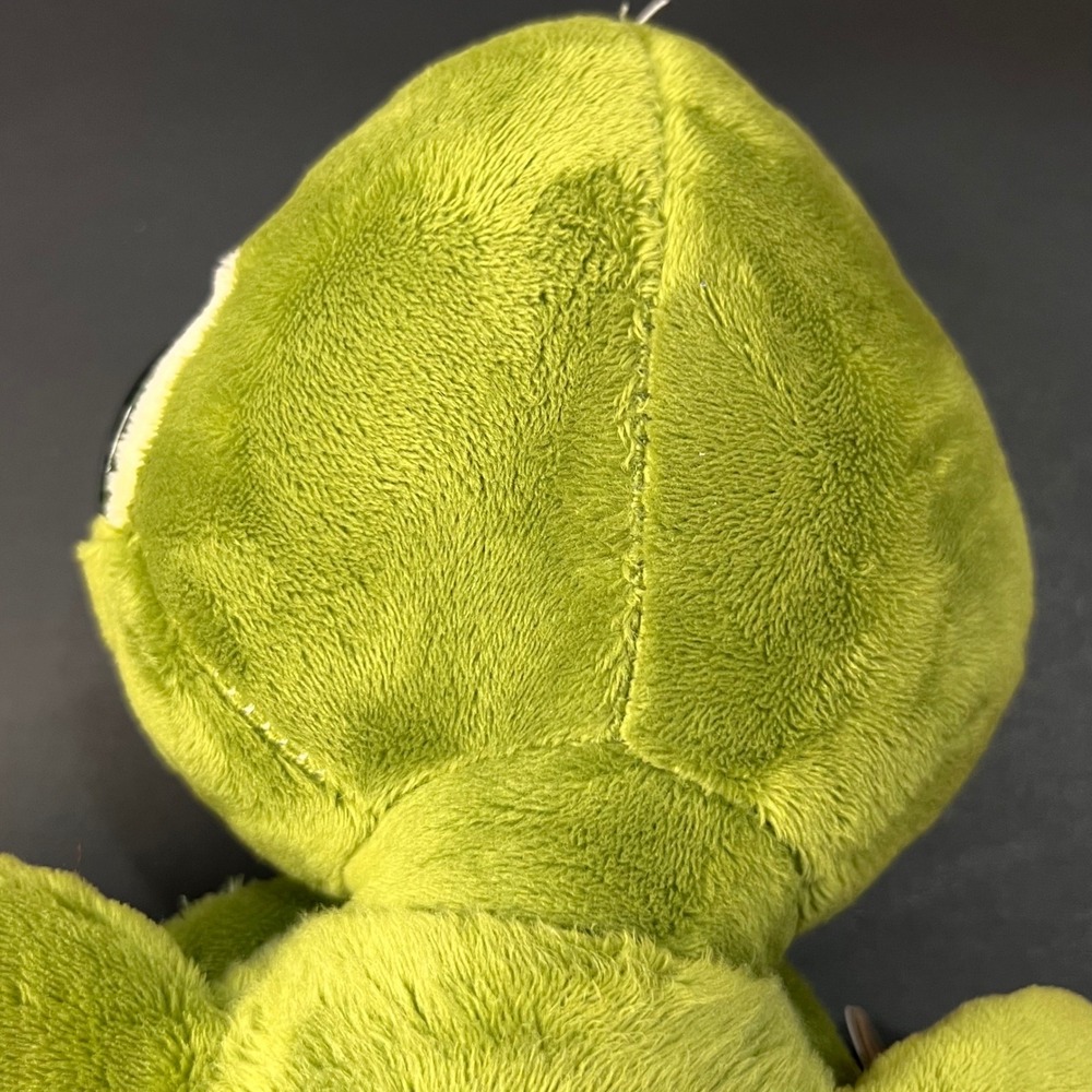 Aurora Dreamy Eyes 10in Turtle Plush Green NWT Big Eye Sea Turtle Stuffed Toy - Picture 7 of 7